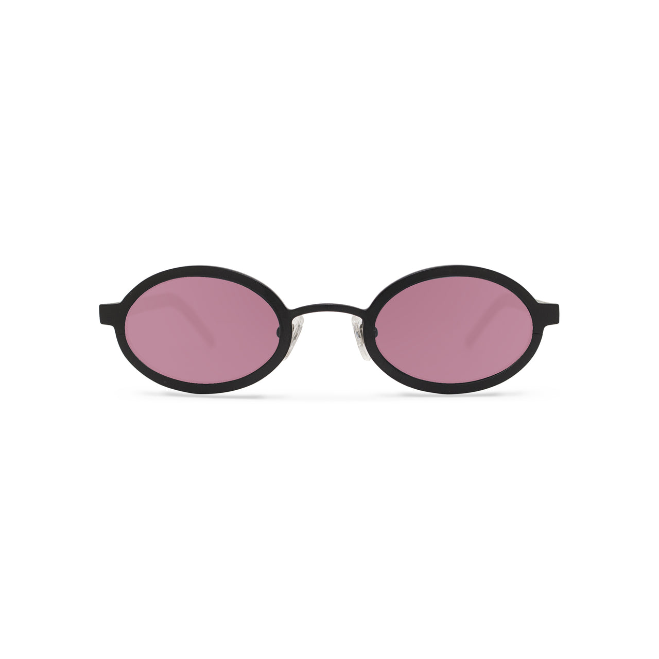 Metal. Matte Black. Blush Lens. - BLYSZAK eyewear eyewear - eyewear, optical, sunglasses