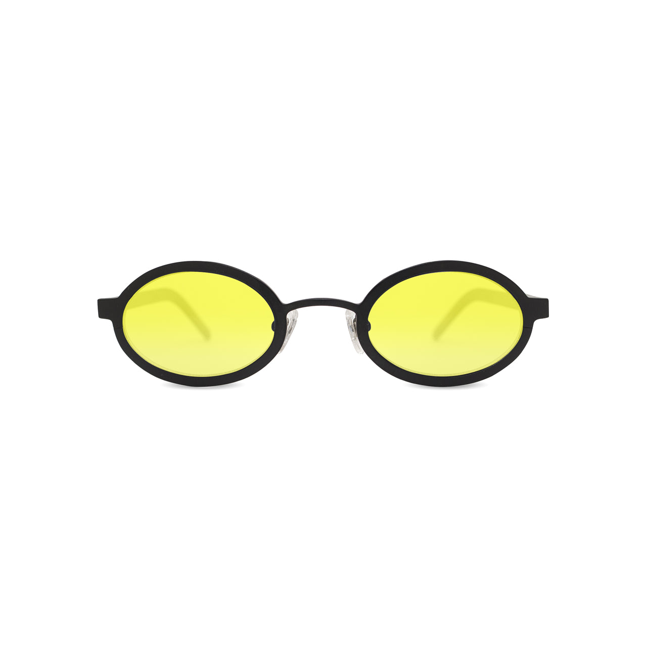 Metal. Matte Black. Saffron Lens. - BLYSZAK eyewear eyewear - eyewear, optical, sunglasses