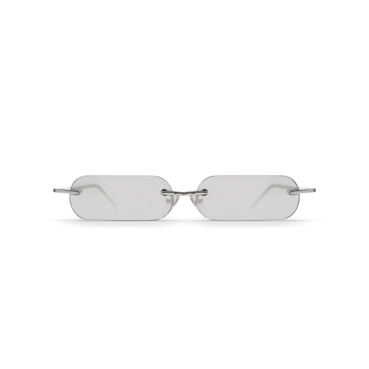Metal. Polished Silver. Clear Lens. - BLYSZAK eyewear eyewear - eyewear, optical, sunglasses