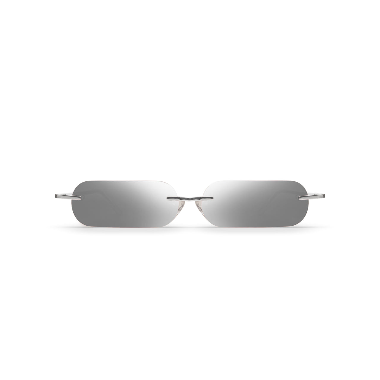 Metal. Polished Silver. Silver Mirror Lens. - BLYSZAK eyewear eyewear - eyewear, optical, sunglasses