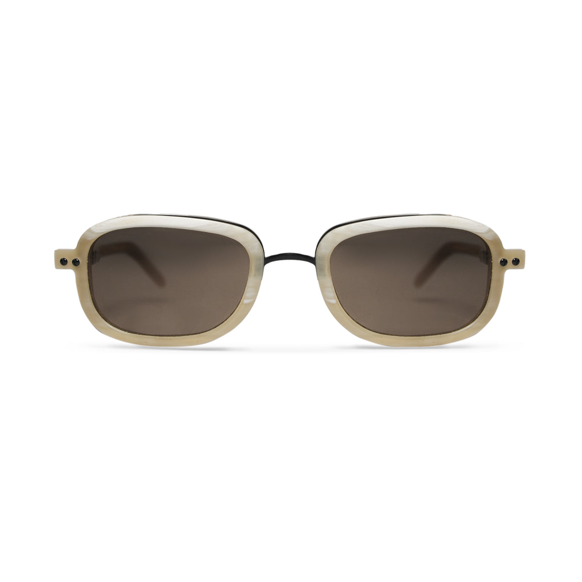 Horn. Oxen. Black Lens. - BLYSZAK eyewear eyewear - eyewear, optical, sunglasses