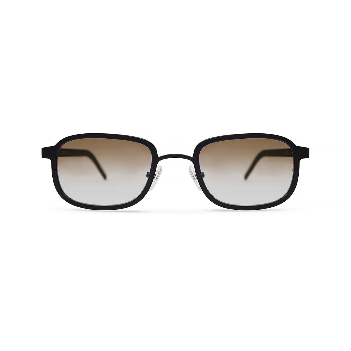 Metal / Horn. Matte Black / Dark. Amber Lens. - BLYSZAK eyewear eyewear - eyewear, optical, sunglasses