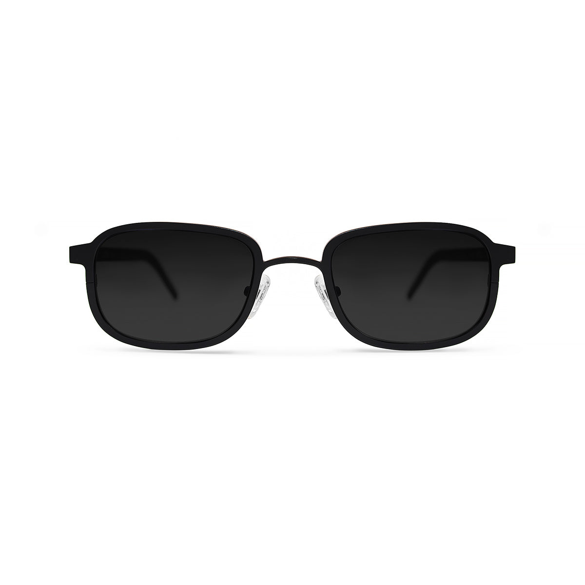 Metal / Horn. Matte Black / Dark. Black Lens. - BLYSZAK eyewear eyewear - eyewear, optical, sunglasses