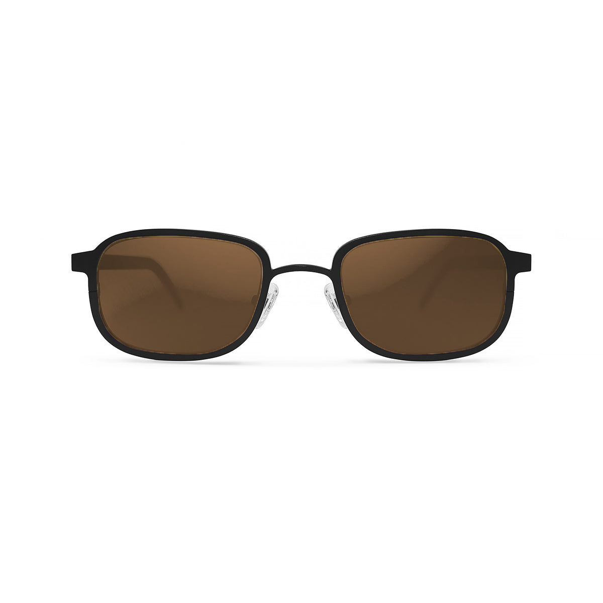 Metal / Horn. Matte Black / Dark. Bronze Mirror Lens. - BLYSZAK eyewear eyewear - eyewear, optical, sunglasses