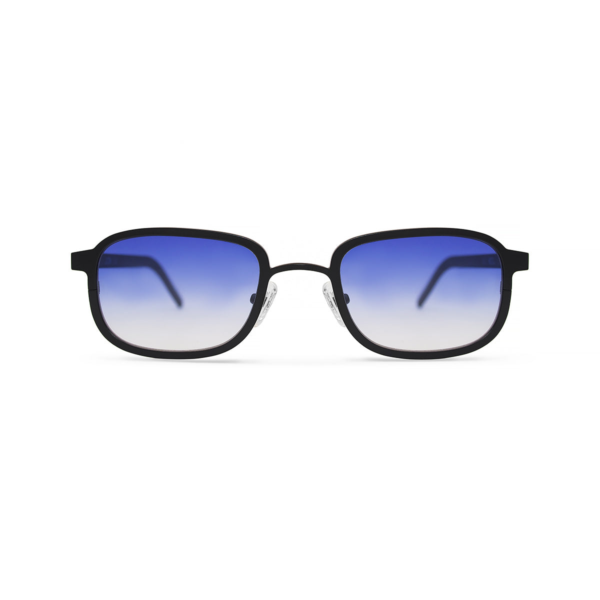 Metal / Horn. Matte Black / Dark. Lilac Lens. - BLYSZAK eyewear eyewear - eyewear, optical, sunglasses