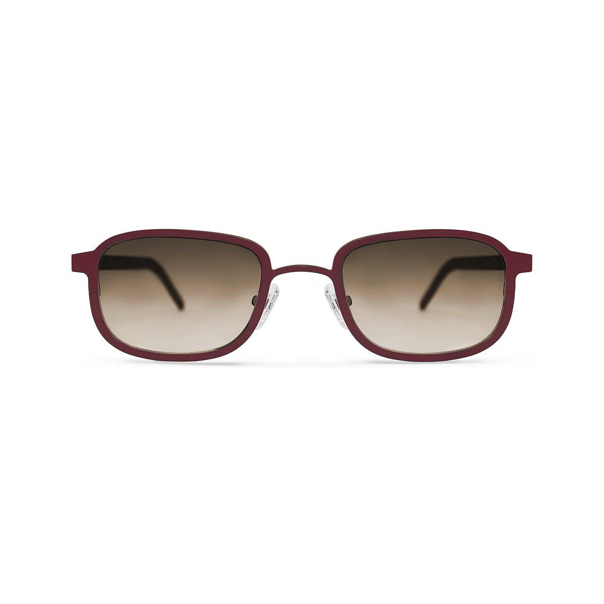 Metal. Crimson. Amber Lens. - BLYSZAK eyewear eyewear - eyewear, optical, sunglasses