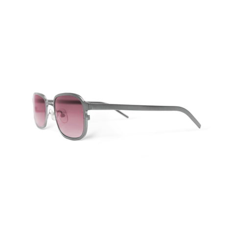 v2 of Metal. Brushed Silver. Blush Lens. - BLYSZAK eyewear eyewear - eyewear, optical, sunglasses