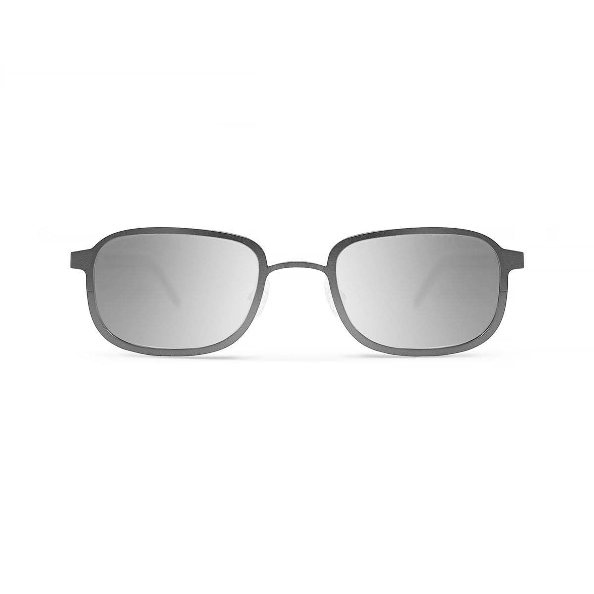 Metal / Horn. Brushed Silver / Tortoise. Silver Mirror Lens - BLYSZAK eyewear eyewear - eyewear, optical, sunglasses
