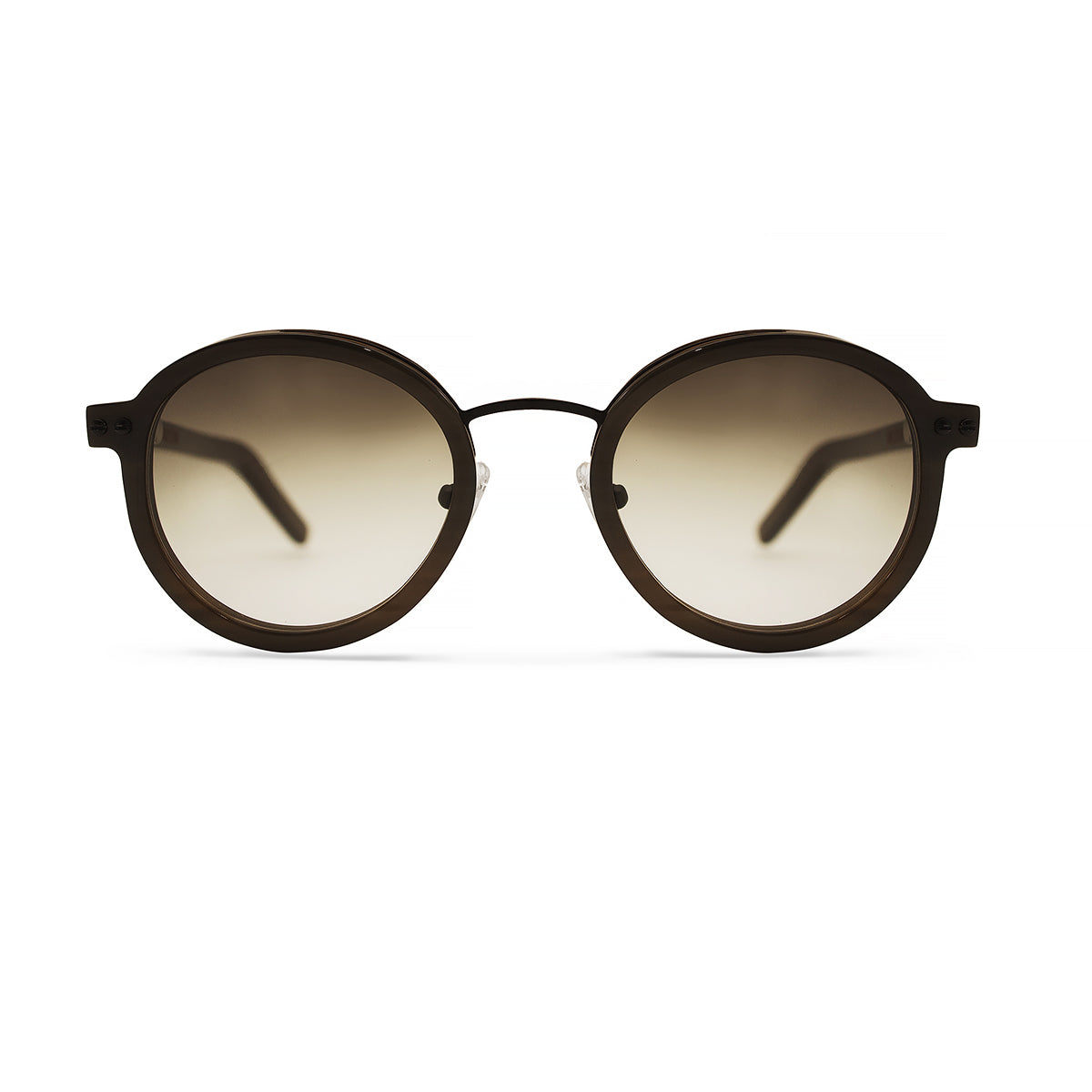 Horn. Blonde. Olive Lens. - BLYSZAK eyewear eyewear - eyewear, optical, sunglasses