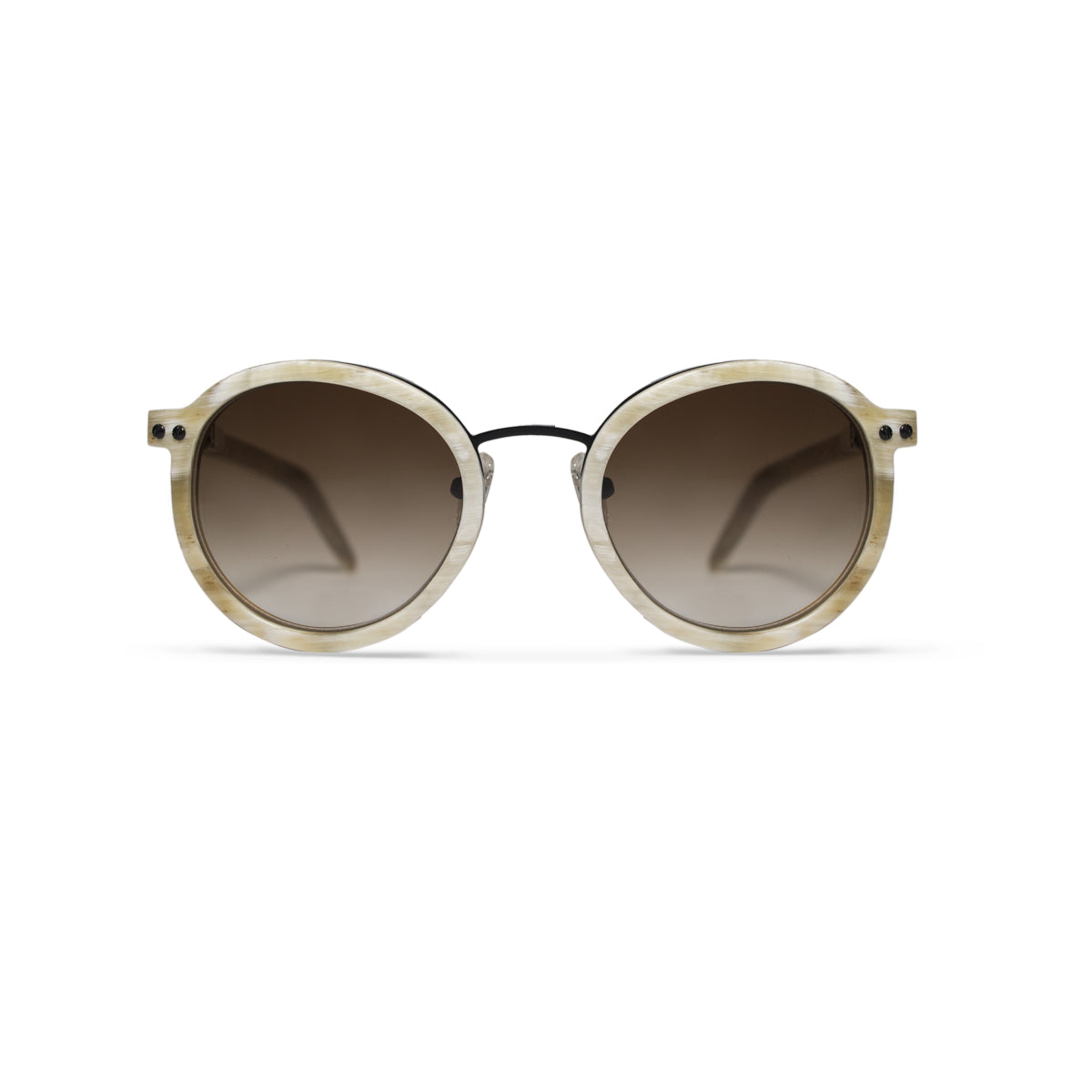 Horn. Oxen. Amber Lens. - BLYSZAK eyewear eyewear - eyewear, optical, sunglasses
