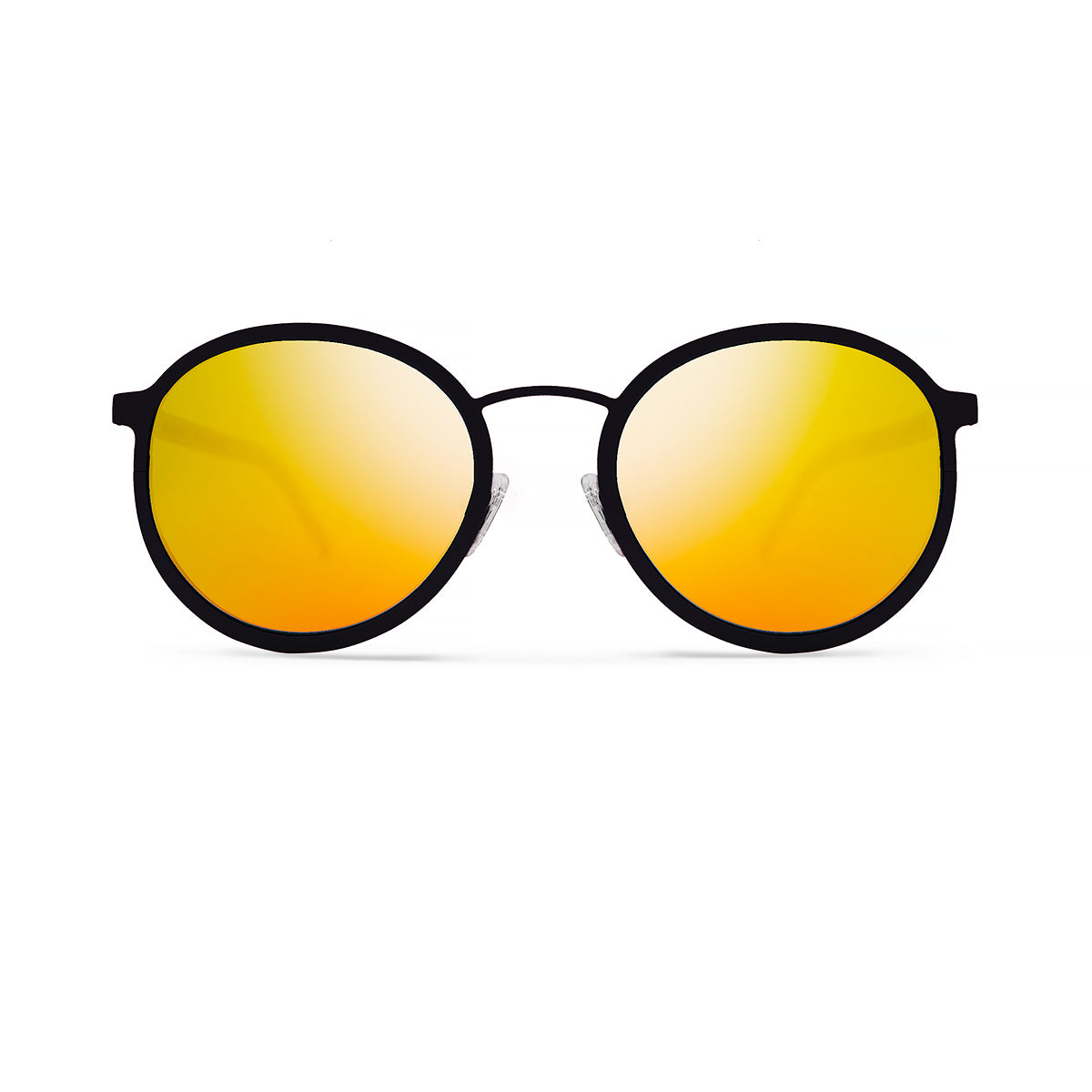 Metal. Matte Black. Sunset Mirror Lens. - BLYSZAK eyewear eyewear - eyewear, optical, sunglasses