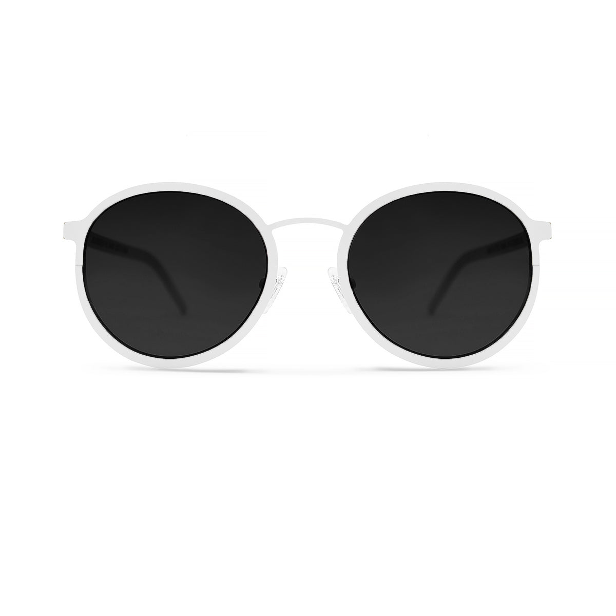 Metal. Porcelain. Black Lens. - BLYSZAK eyewear  - eyewear, optical, sunglasses