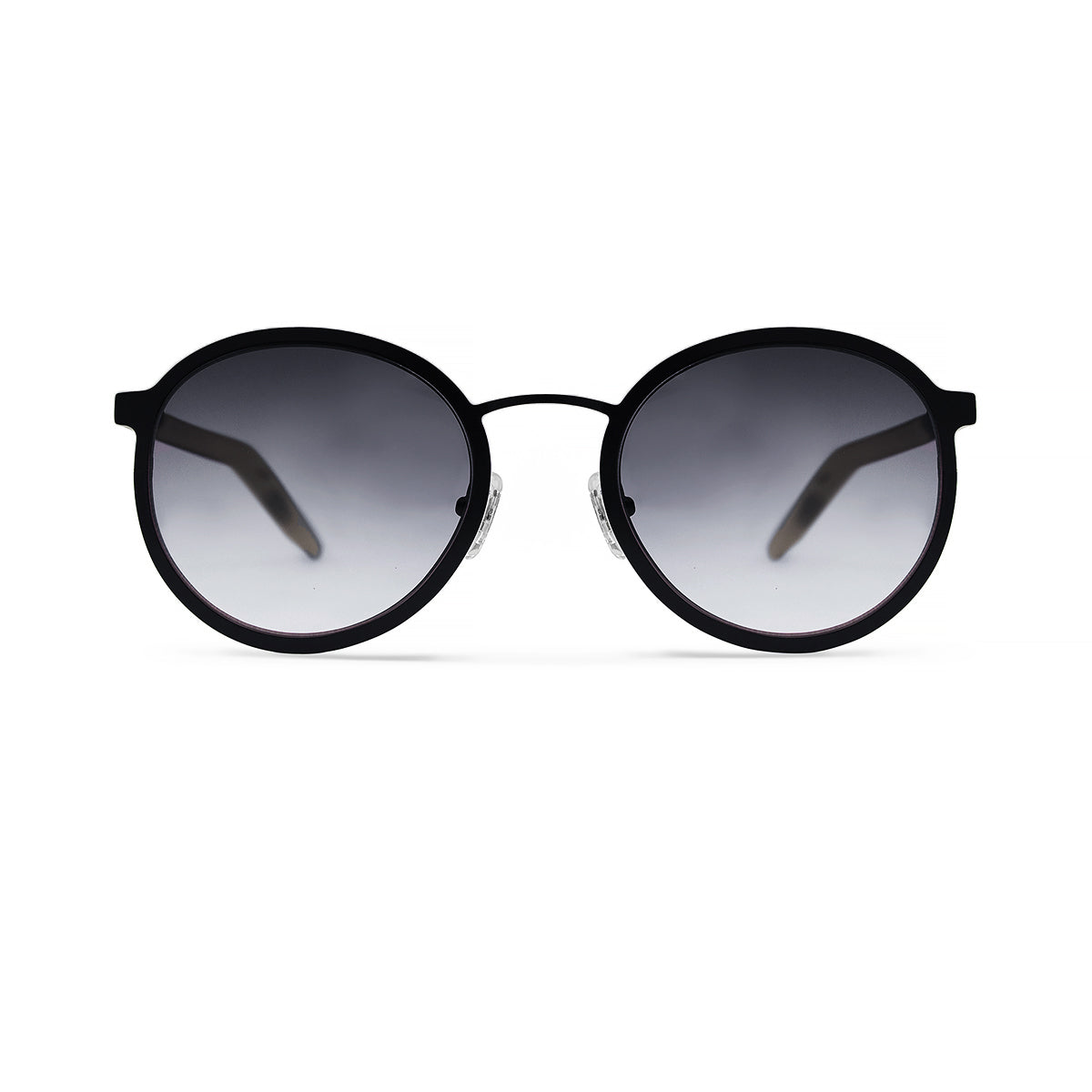 Metal / Horn. Matte Black / Tortoise. Smoke Lens. - BLYSZAK eyewear eyewear - eyewear, optical, sunglasses
