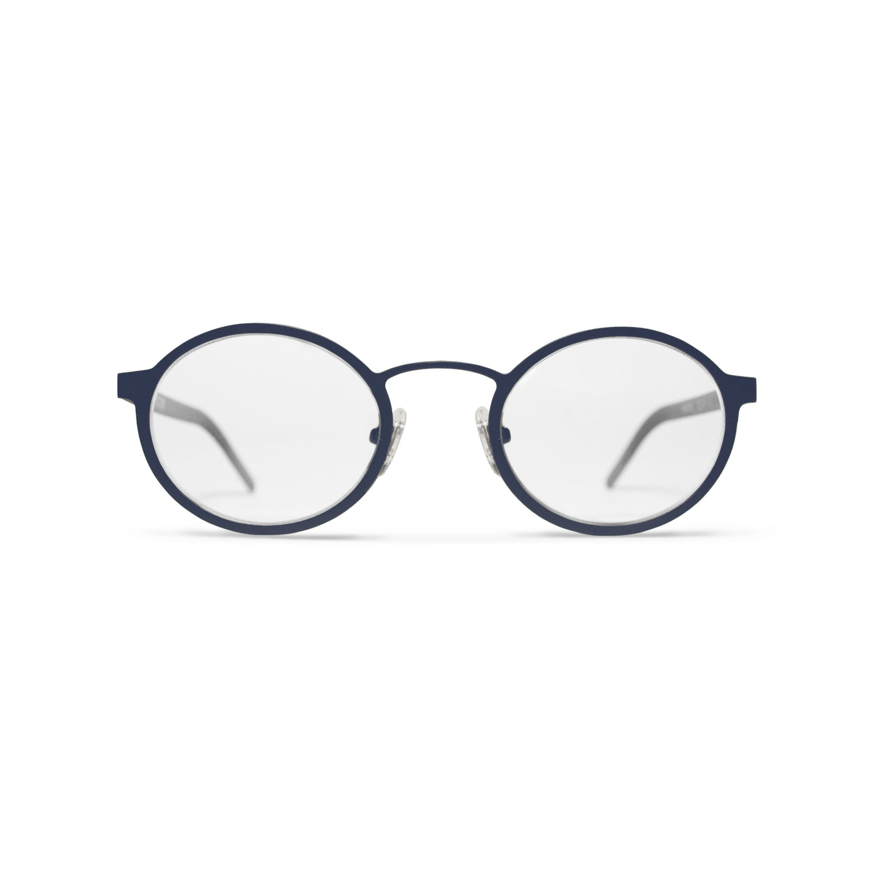 Metal. Marine. Clear Lens. - BLYSZAK eyewear eyewear - eyewear, optical, sunglasses