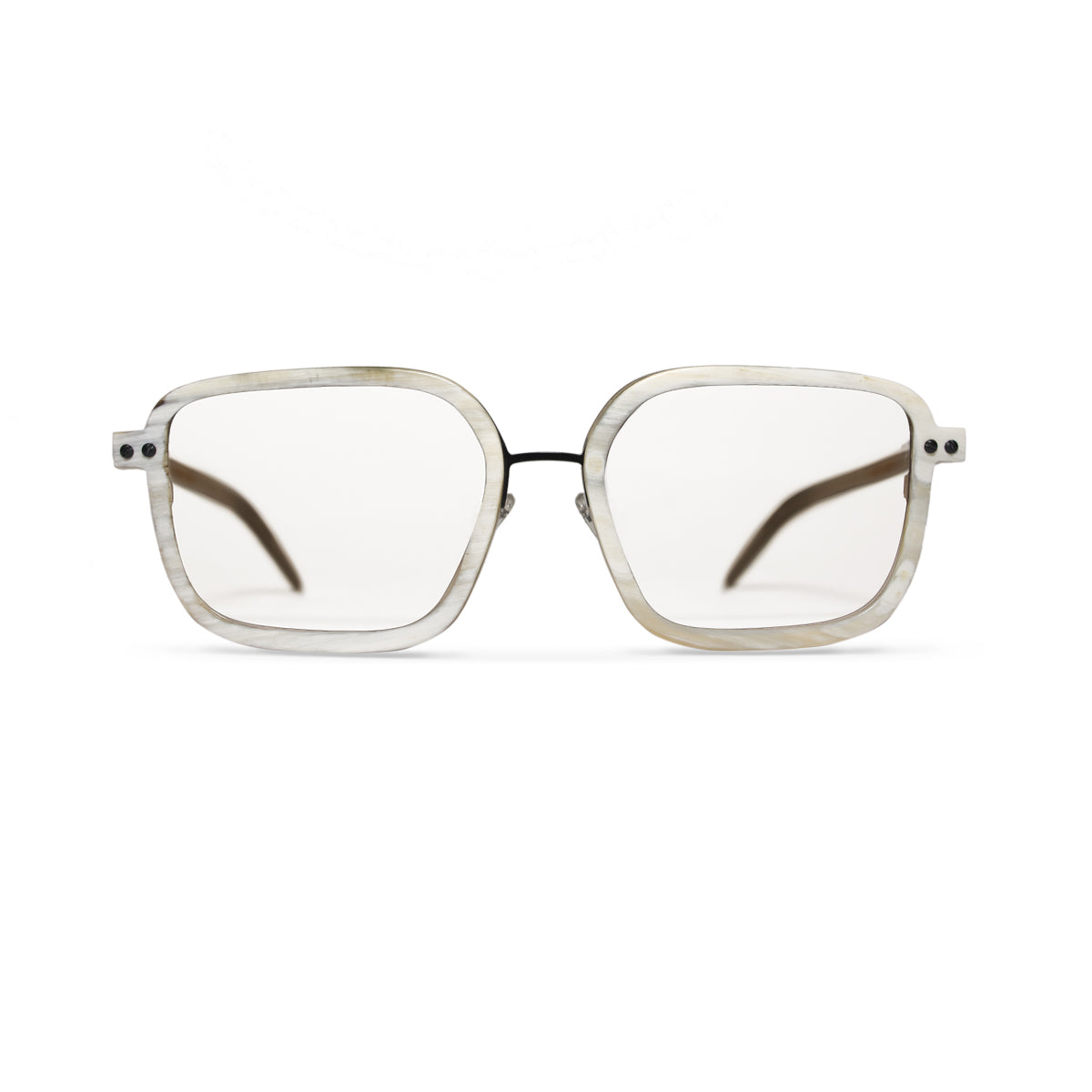 Horn. Oxen. Clear Lens - BLYSZAK eyewear eyewear - eyewear, optical, sunglasses