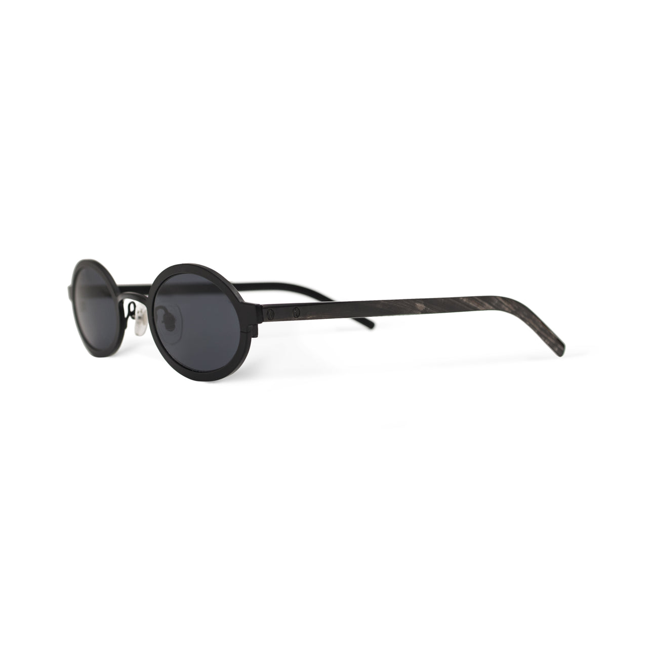 Metal / Horn. Matte Black / Dark. Black Lens. - BLYSZAK eyewear  - eyewear, optical, sunglasses