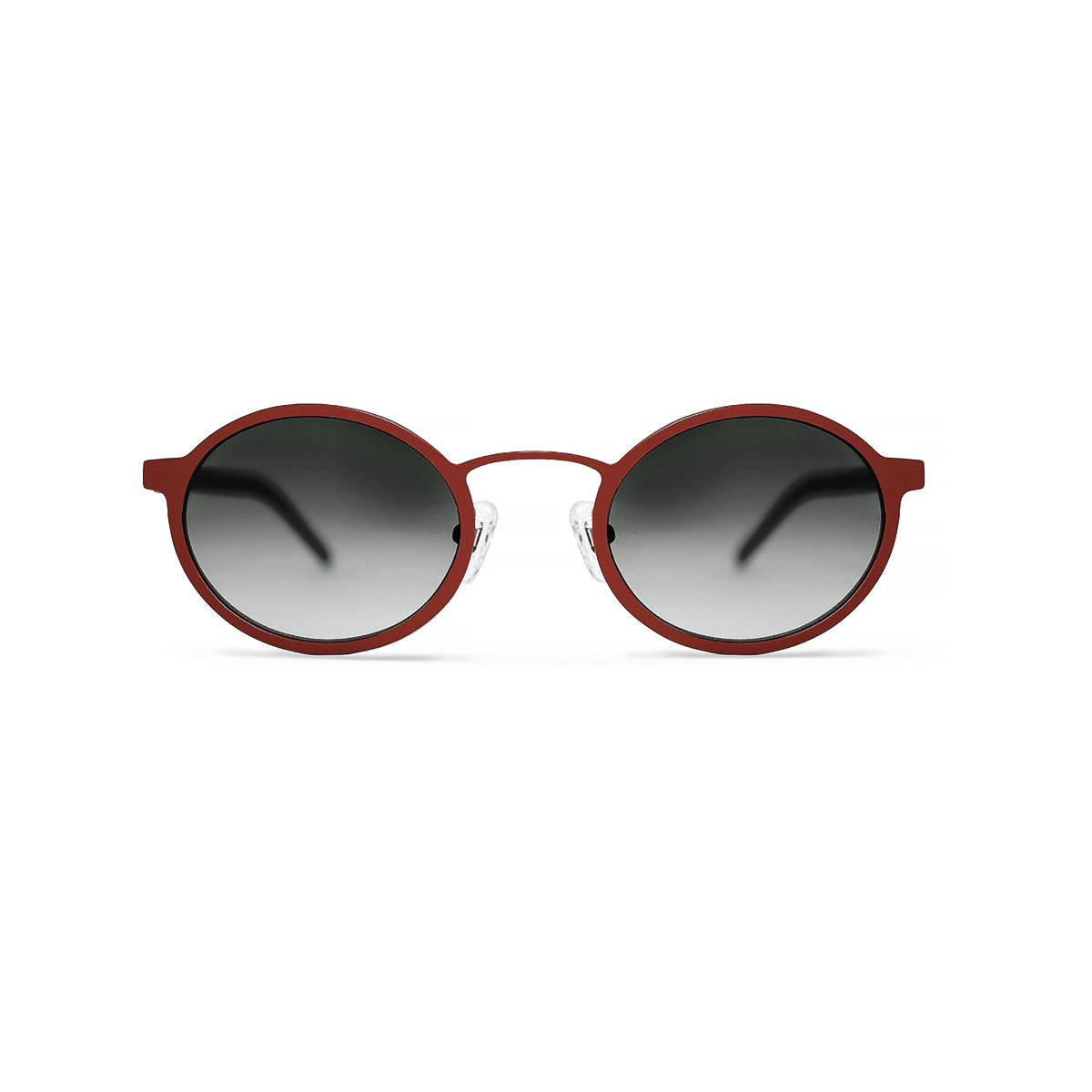 Metal. Crimson. Smoke Lens. - BLYSZAK eyewear eyewear - eyewear, optical, sunglasses