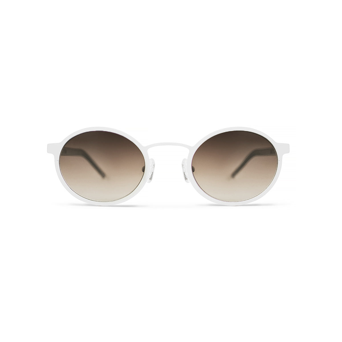 Metal. Porcelain. Amber Lens. - BLYSZAK eyewear eyewear - eyewear, optical, sunglasses