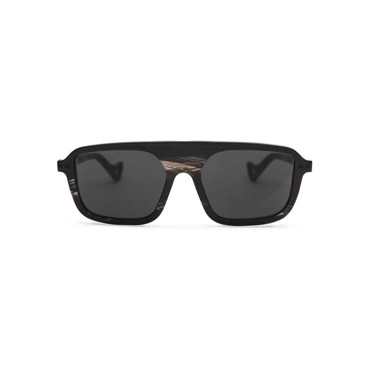 Horn. Dark. Black Lens. - BLYSZAK eyewear eyewear - eyewear, optical, sunglasses
