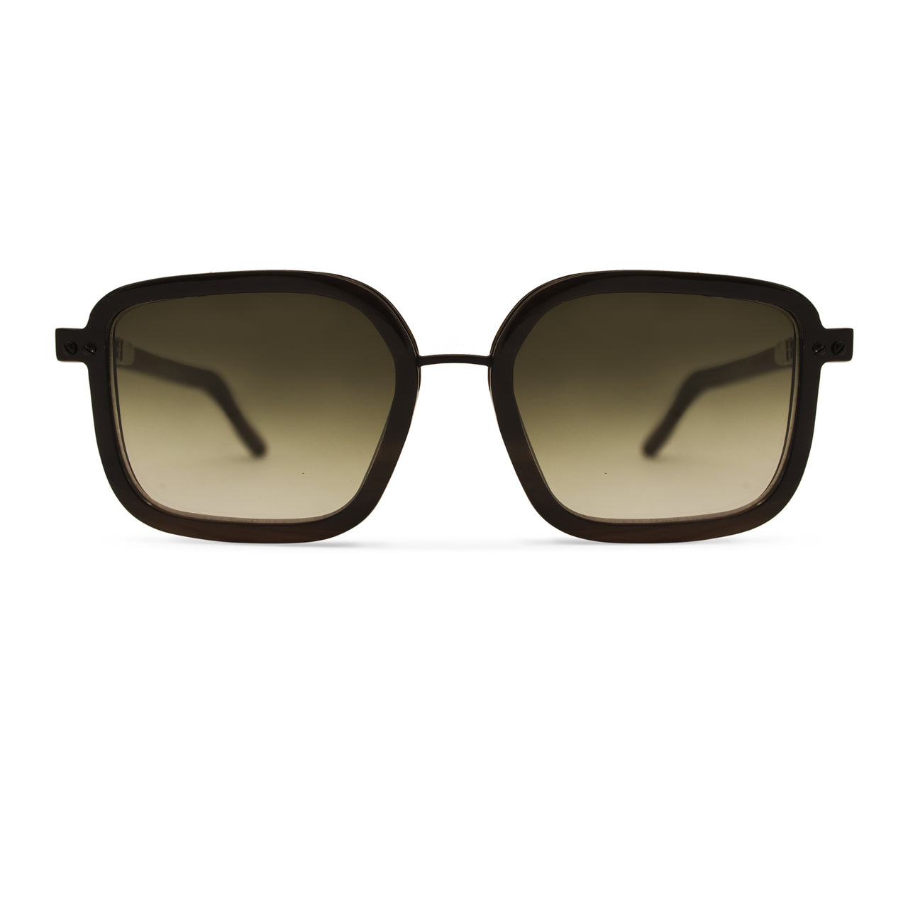 Horn. Blonde. Olive Lens - BLYSZAK eyewear eyewear - eyewear, optical, sunglasses