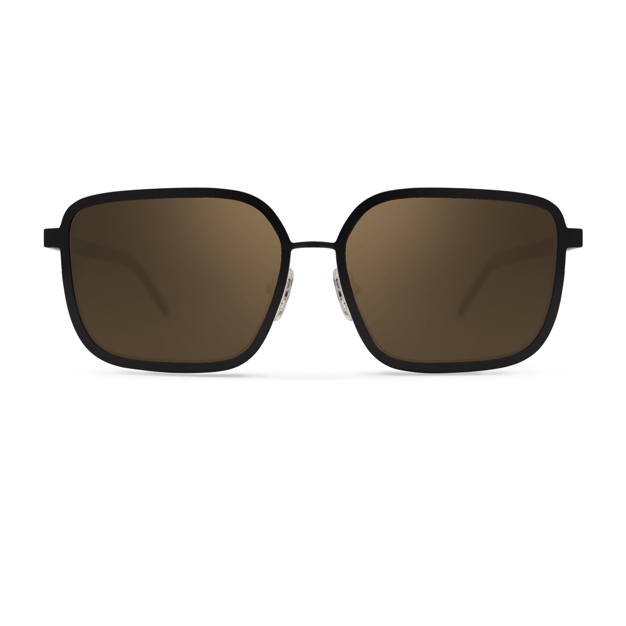 Metal. Gloss Black. Bronze Mirror Lens. - BLYSZAK eyewear eyewear - eyewear, optical, sunglasses