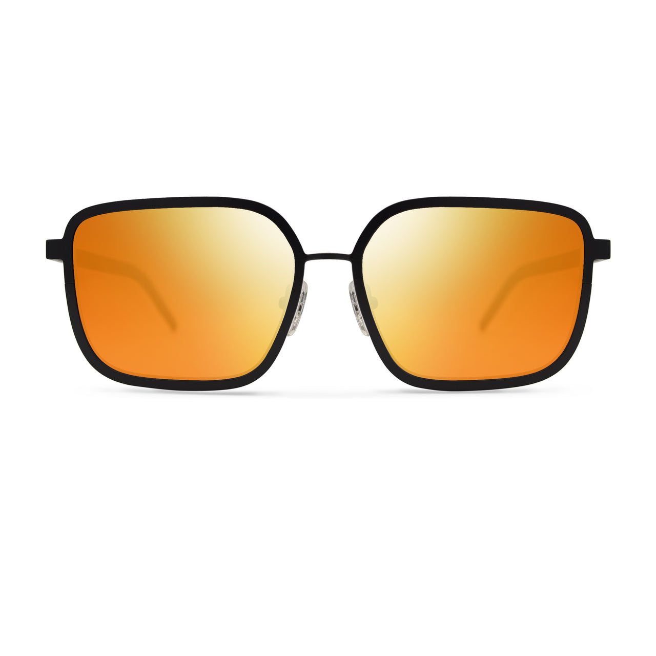 Metal. Gloss Black. Sunset Mirror Lens. - BLYSZAK eyewear eyewear - eyewear, optical, sunglasses