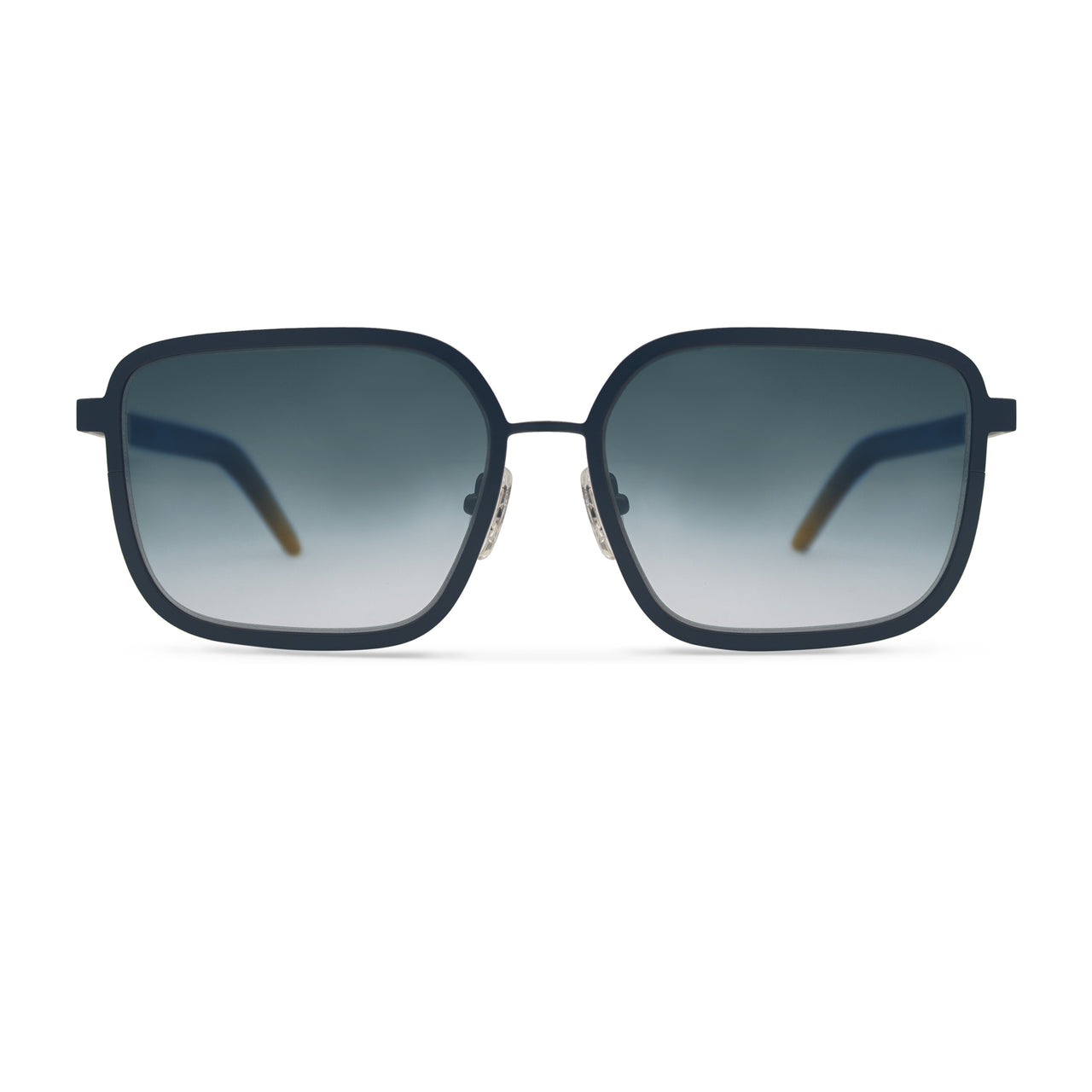 Metal / Horn. Marine / Blonde. Marine Lens. - BLYSZAK eyewear eyewear - eyewear, optical, sunglasses