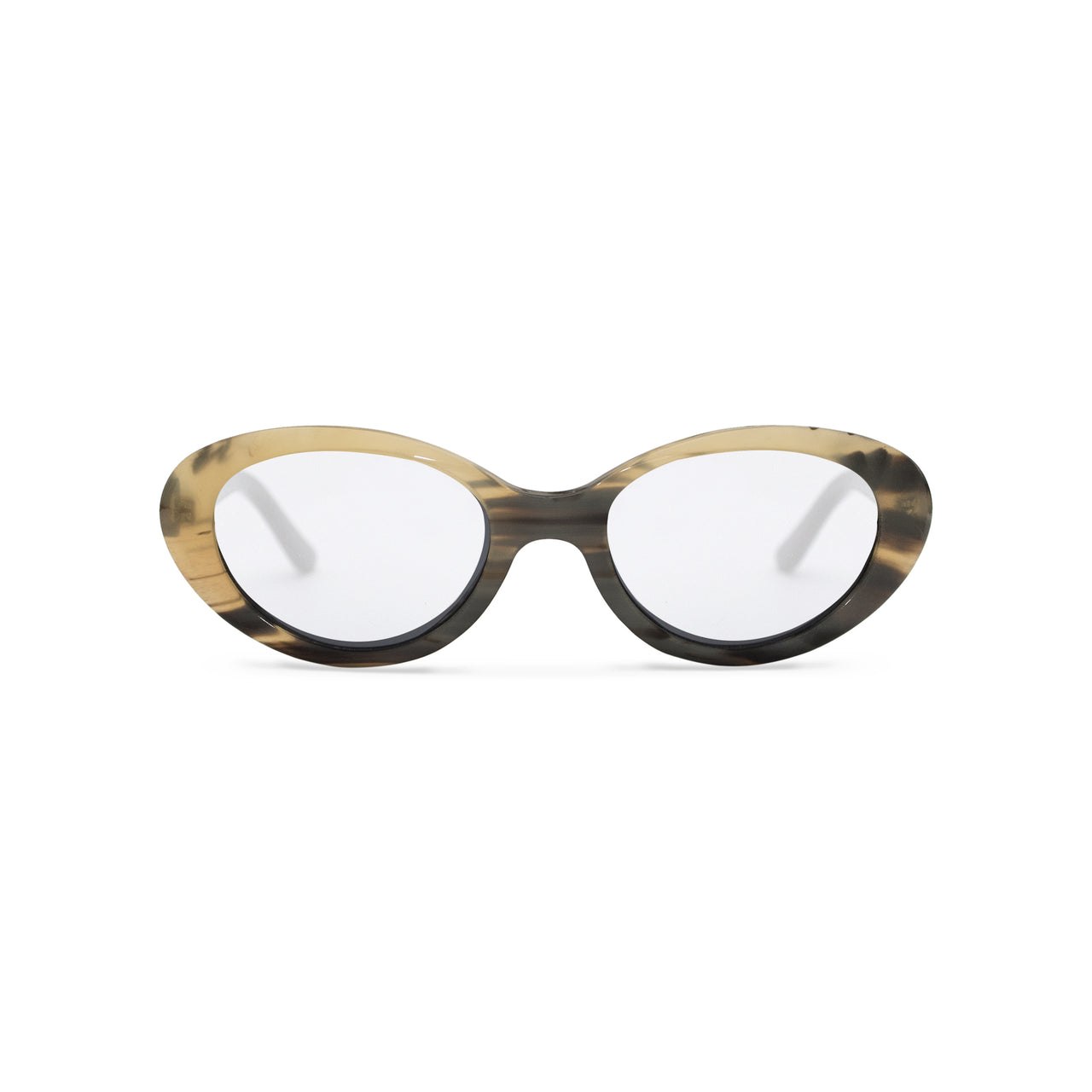 Horn. Tortoise. Clear Lens. - BLYSZAK eyewear eyewear - eyewear, optical, sunglasses